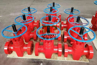 AISI Wellhead Valves Manually Operated Gate Valve For Wellhead High Pressure Flow Control