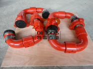 5000psi Wellhead Manifold Hydraulic Swivel Joint Type 90 For Pipe Line Connection