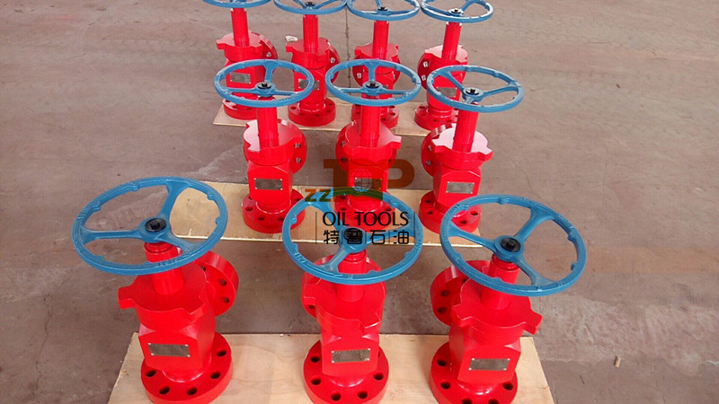 ISO Adjustable Choke Valve Well Head Valves For High Pressure Pipe Line Flow Control