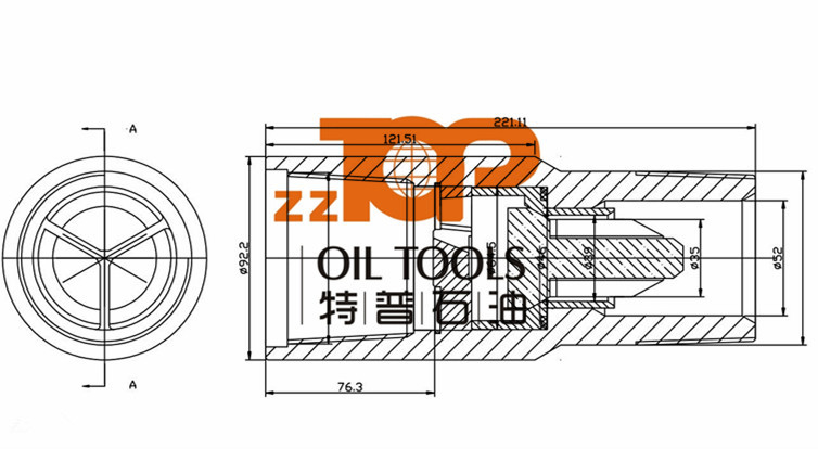 Oilfield Downhole Check Valve For API ESP Equipment 5000psi Flow Control